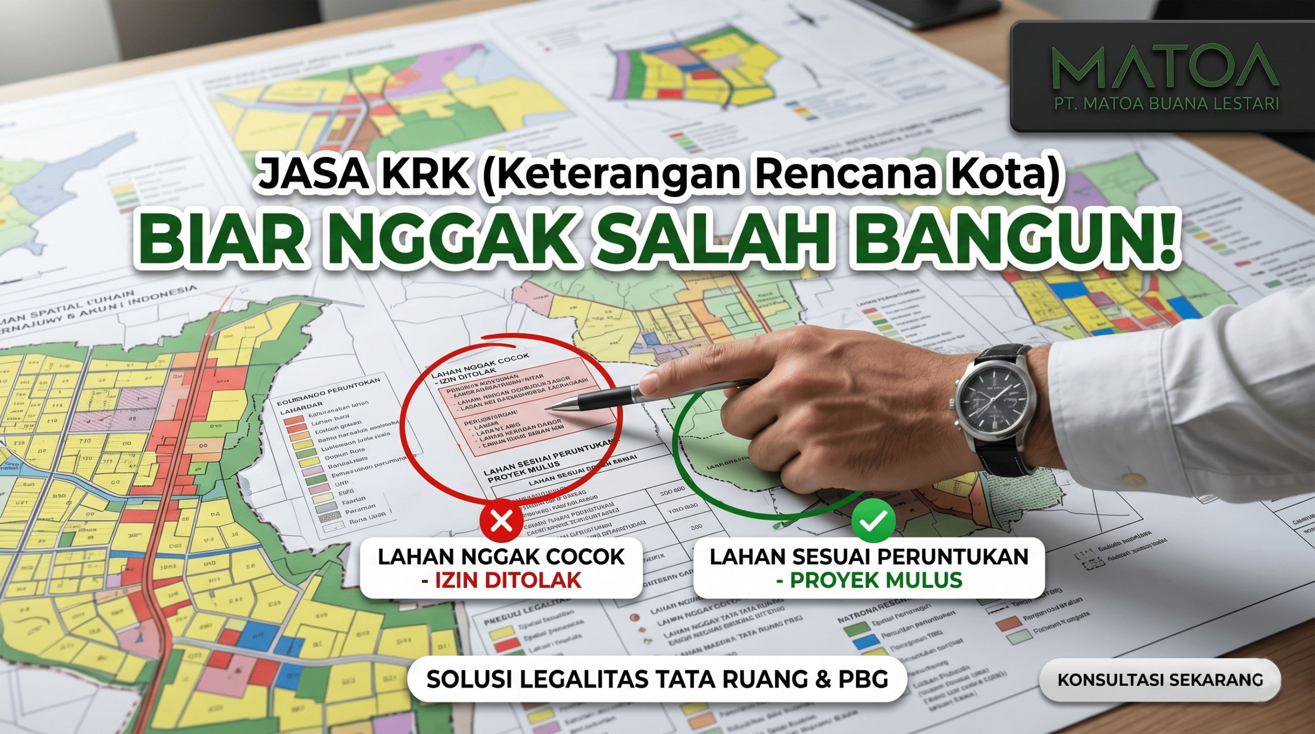 jasa krk (keterangan rencana kota)​