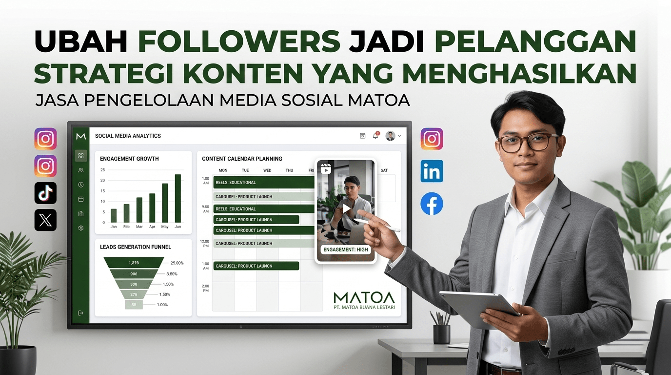 jasa pengelolaan media sosial profesional