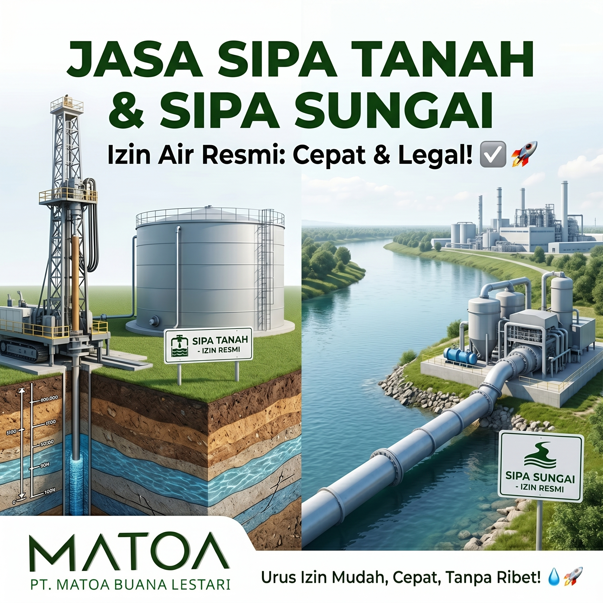 jasa sipa tanah & sipa sungai