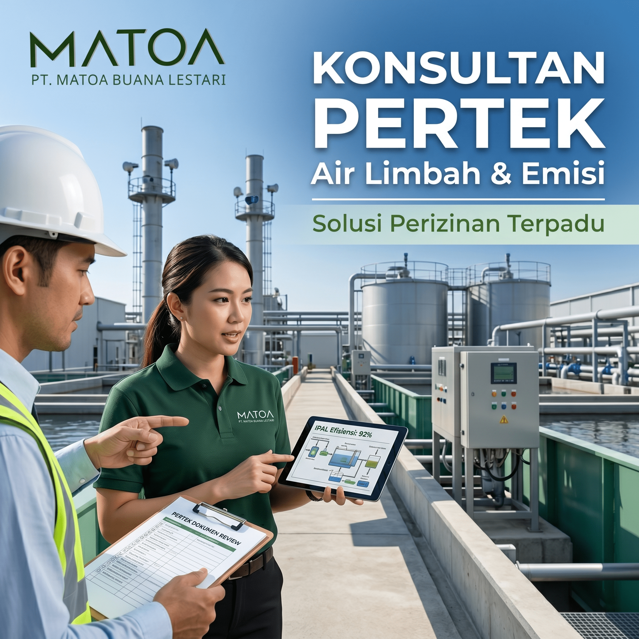 konsultan pertek air limbah dan emisi​