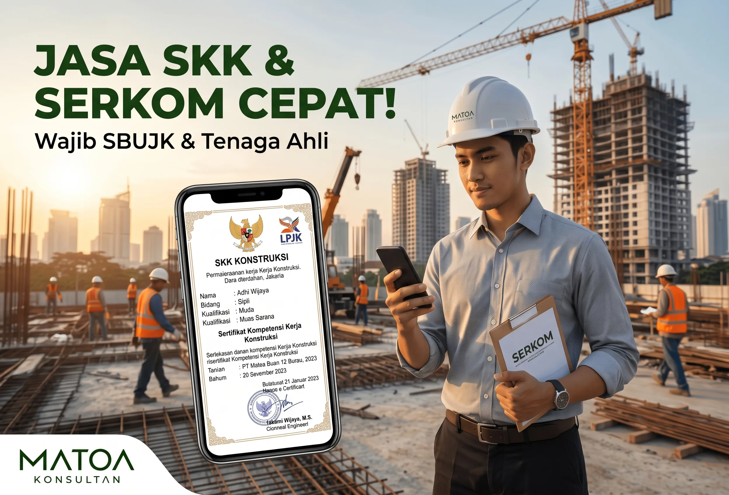 Jasa SKK Konstruksi & SERKOM 8 Jasa SKK Konstruksi & SERKOM Profesional