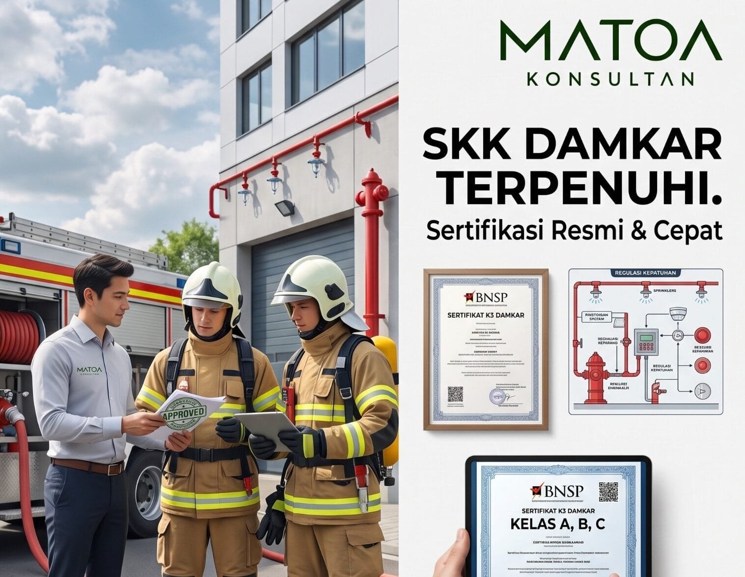 Jasa Pengurusan Sertifikat Keselamatan Kebakaran (SKK)